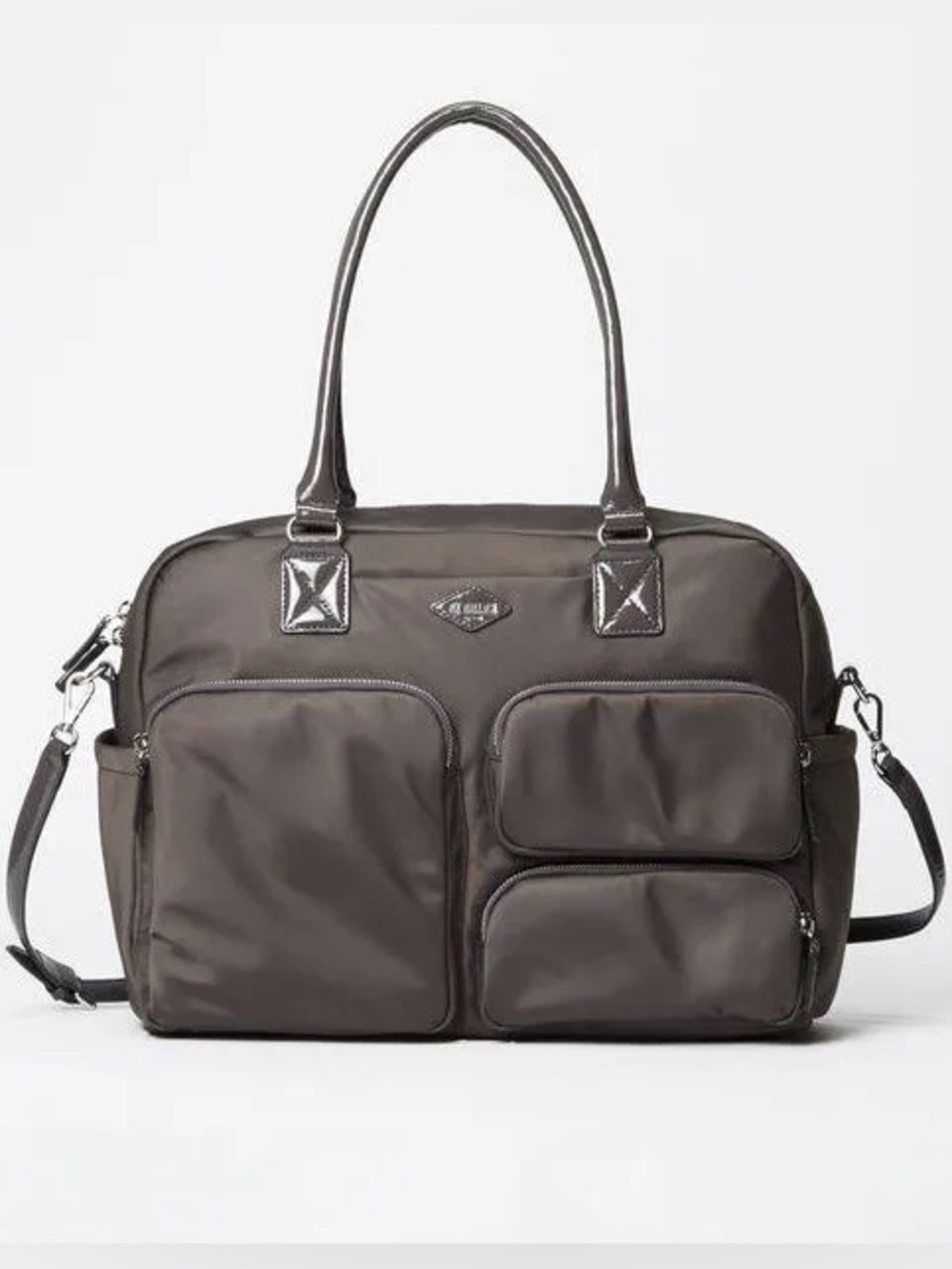 NWT MZ Wallace Large Gramercy Satchel in Magnet Air